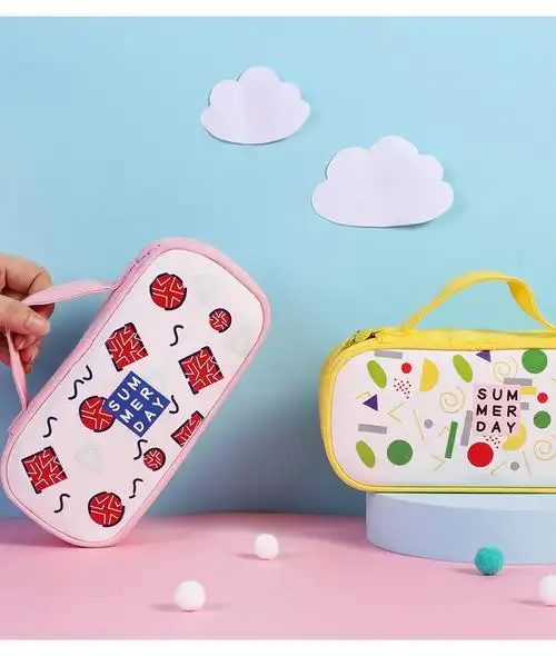 大容量卡通笔袋女孩可爱多层儿童文具盒创意学生文具铅笔盒礼物