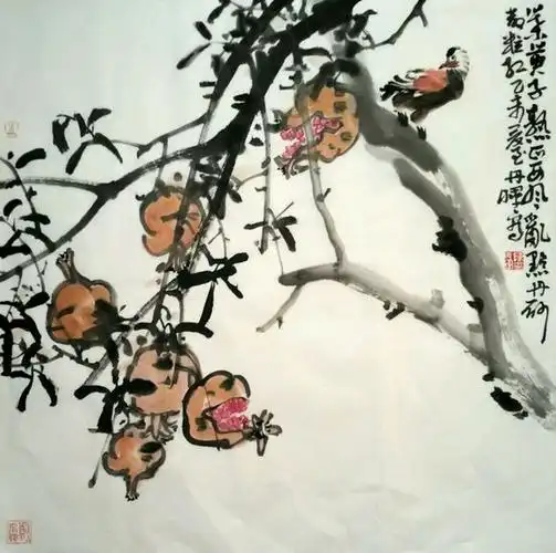 画家陈丹晖大写意花鸟画欣赏