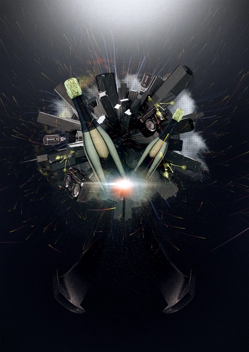 黑色酷炫派对主题海报