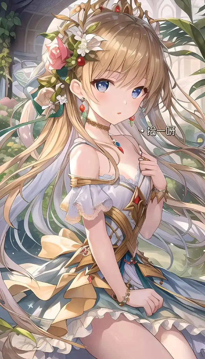 微风轻拂,阳光微暖,山河如梦,你入我心#二次元 #我的插画作 - 抖音