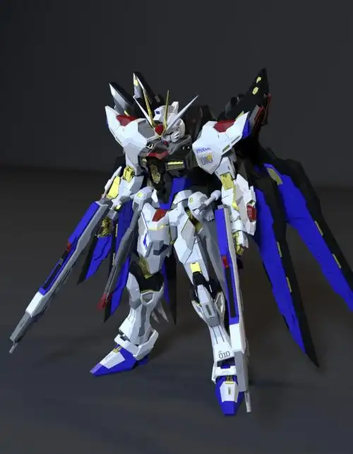 zgmf-x20a强袭自由高达_dawnyooo作品_角色/人物/生物_cg模型网