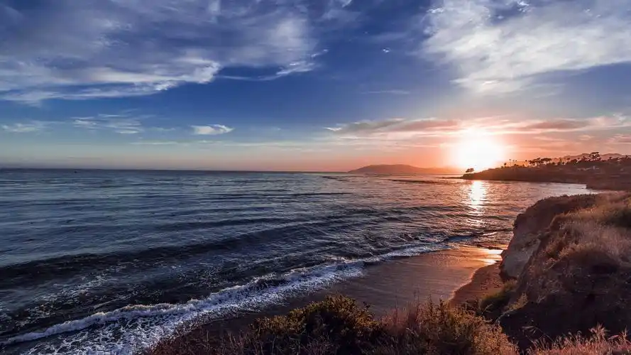 唯美意境晚霞美景桌面壁纸高清大图预览1920x1200_风景壁纸下载_美桌