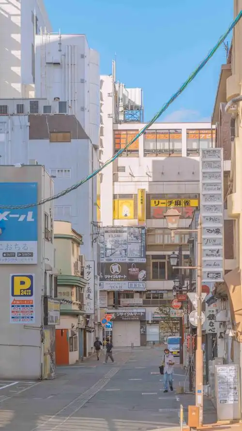 日本福冈市清新迷人治愈系街景 相关标签 建筑风景日本