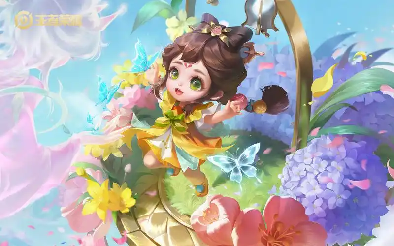 王者荣耀蔡文姬花朝如约高清桌面壁纸