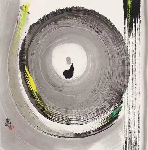 田旭桐禅意水墨画(3)