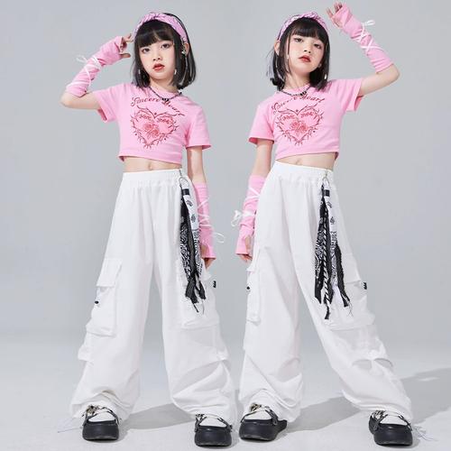 离别开出花浪漫樱花儿童路灯下的小姑娘女孩串烧跳舞蹈表演出服装