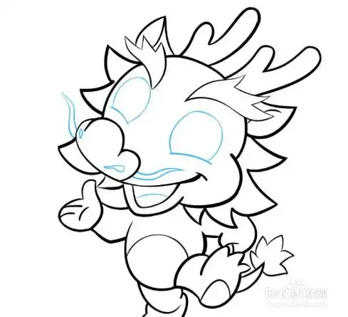 龙的简笔画卡通龙图片简笔画可爱卡通龙的简笔画一步一步教我画龙图片