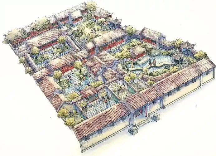 老北京的四合院