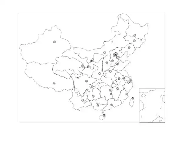 word版中国空白地图大全可直接打印