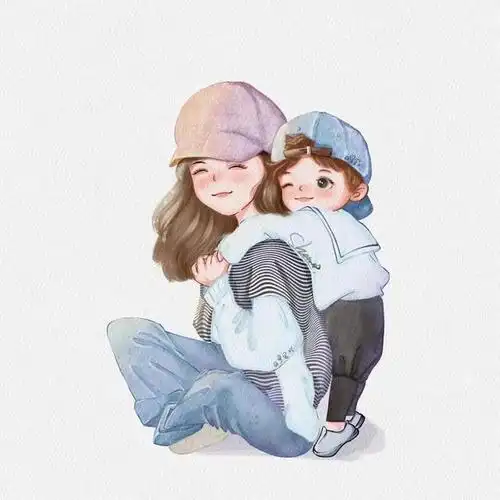 微信蓝颜微商一键评论,抱孩子的微信头像-站库网