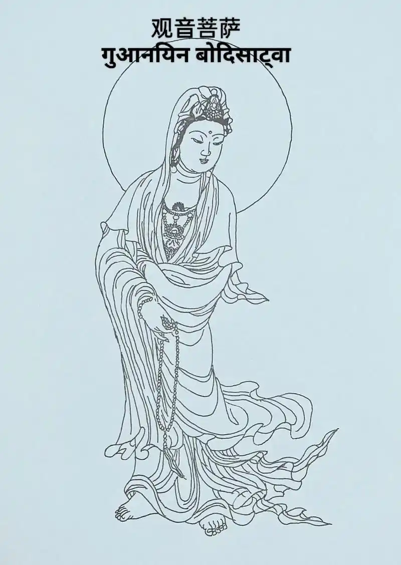 手绘佛像工笔画#西游记 #手绘 - 抖音