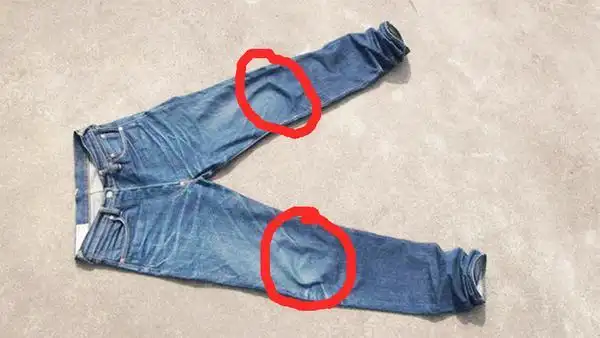 牛仔裤膝盖鼓包怎么办?是自然现象 裤子,牛仔裤