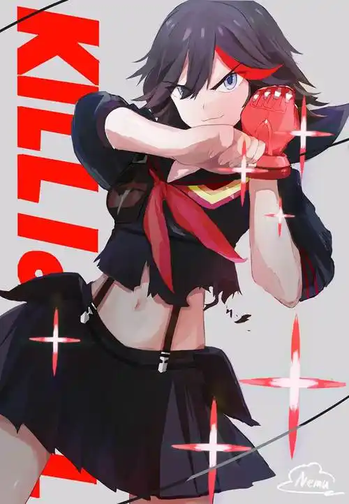 行くぞ鲜血东云ねむ的斩服少女插画图片