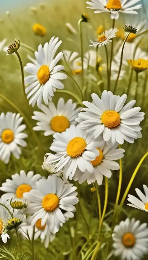 壁纸分享,漂亮的小雏菊高清手机壁纸