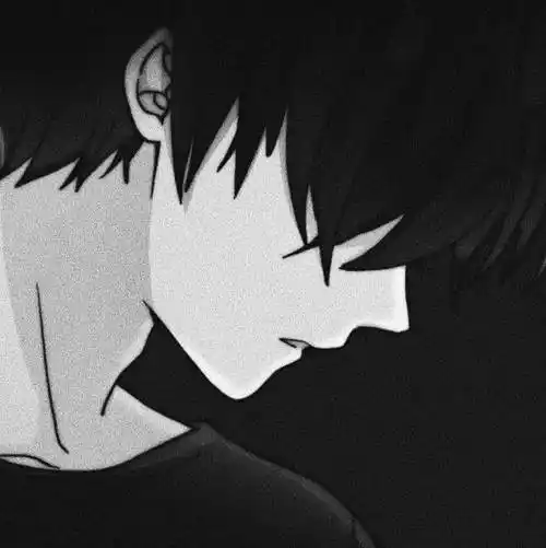 动漫男头丧到极致