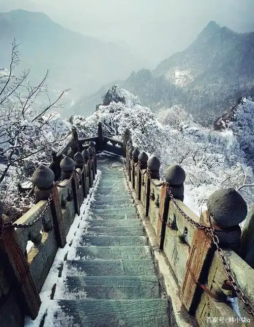 雪后武当山亘古无双胜境天下第一仙山