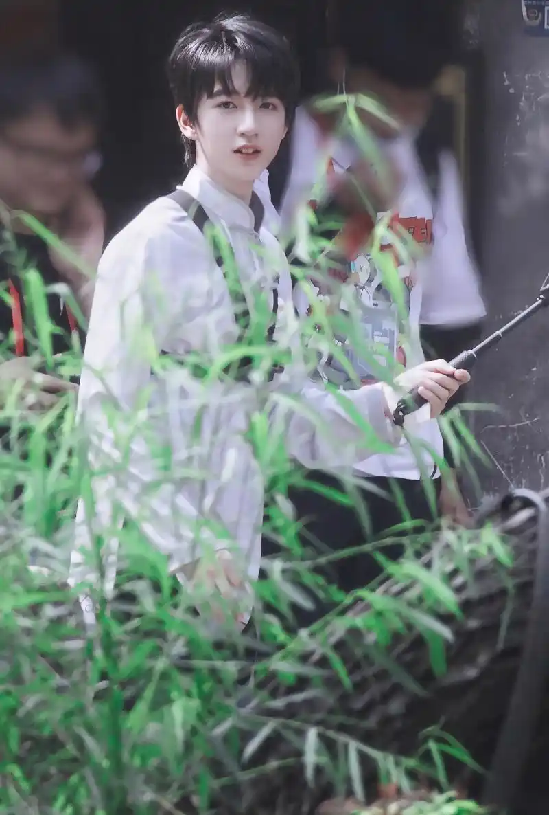 时代少年团贺峻霖图片:国风绝绝子