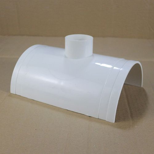 50下水管斜三通排污开口三通补漏片半边pvc110开口三通接头器快接