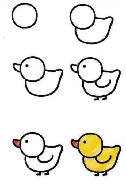 超简单的动物简笔画,学会了教孩子画