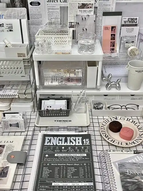 书桌日常  #ins风书桌  #书桌布置  #书