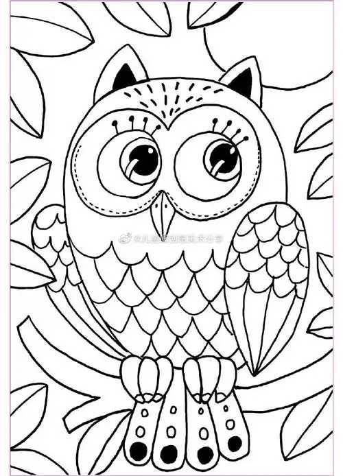 绘画教程##儿童画##线描