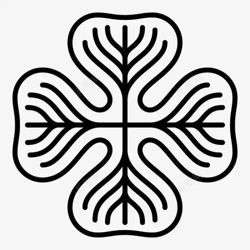 三叶草护身符幸运符图标