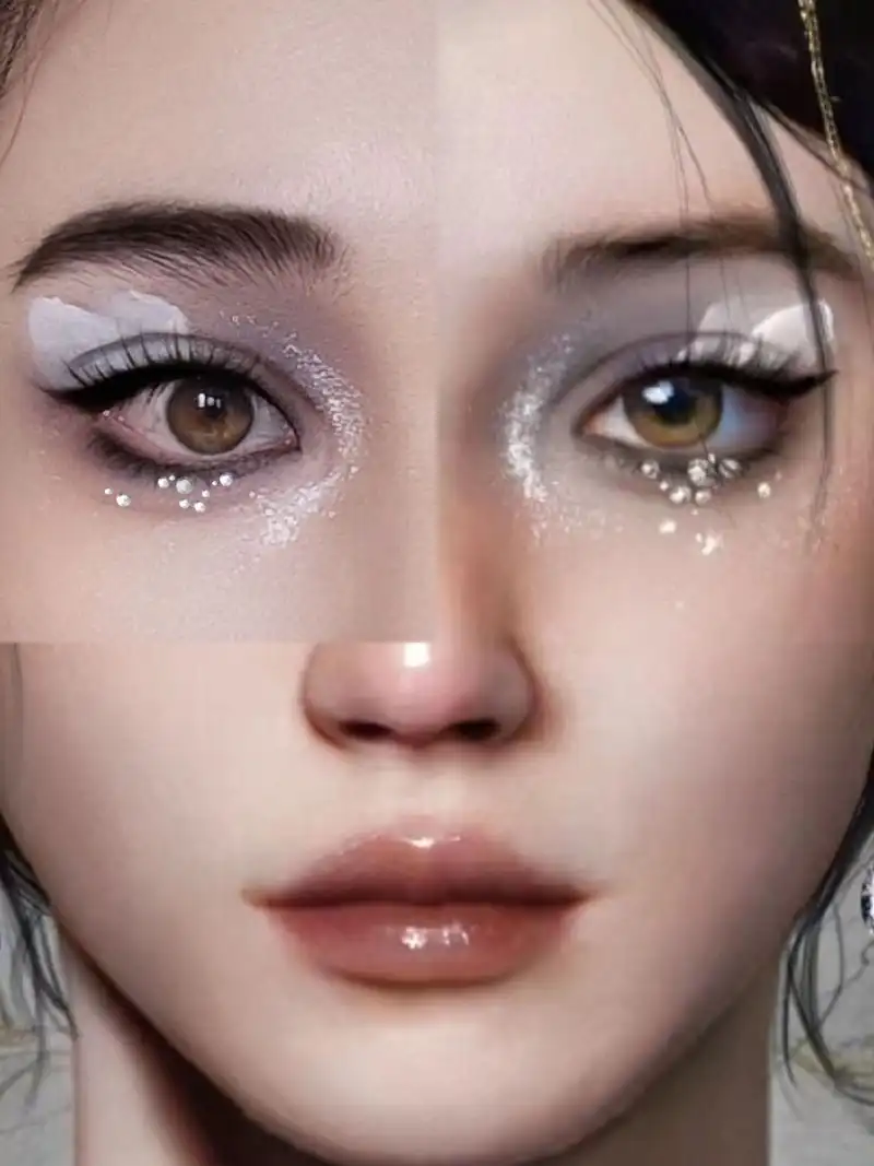 灵感图来源@kakalina  #创作灵感  #创意妆 #仿妆 #变美 #重庆化妆师