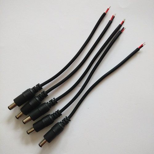 dc公头母头转接线 直流dc电源公头母头 dc5.5*2.1mm对接连接线