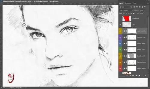 找不到ps选择主体ps一键照片转手绘素描插件全自动生成免费赠送粉丝