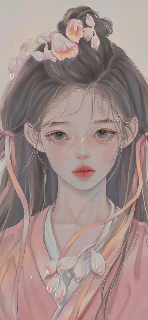 手绘古风美女仙气壁纸