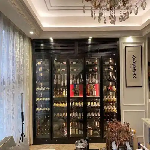不锈钢恒温恒湿酒柜酒庄红酒置放架地下酒窖私人定制