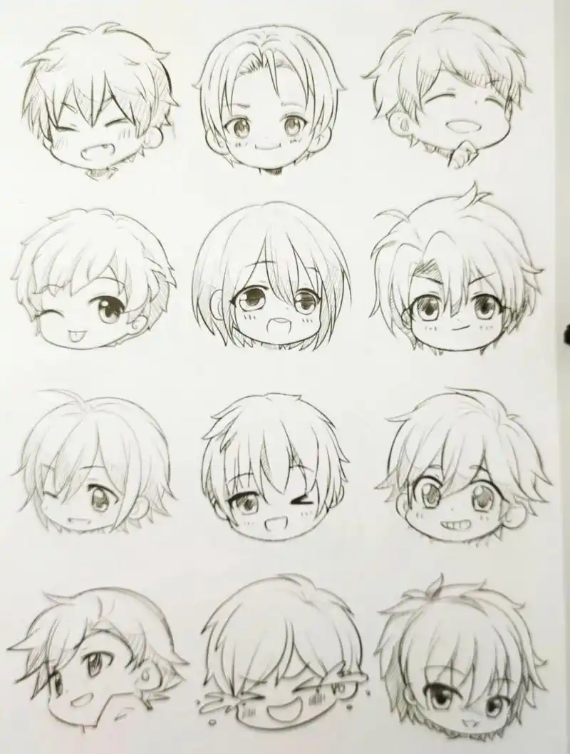 q版男生头像‖店铺好物  q版萌萌男生头像发型