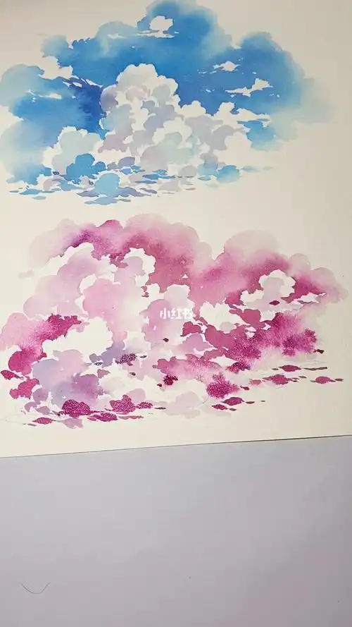 简单的云彩画法