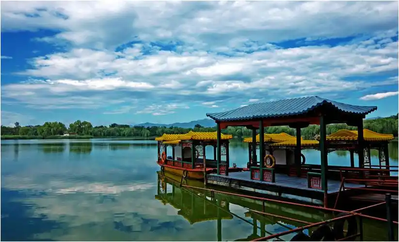 圆明园景色福海