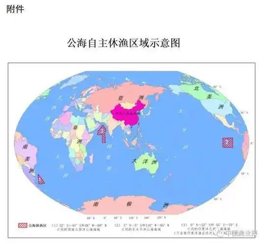 农业农村部就公海自主休渔措施公开征求意见(附公海自主休渔区域示意