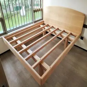 上架靠背榉木悬空床日式榉木床无床头榉木悬浮床榻榻米悬浮床新品