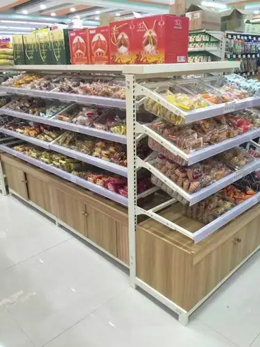 散装食品散称休闲零食货架团购店便利店超市干果饼干柜展示架包邮