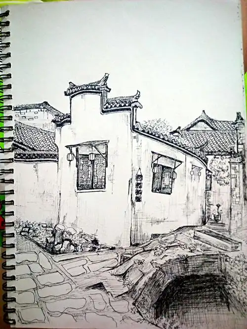西递写生之速写