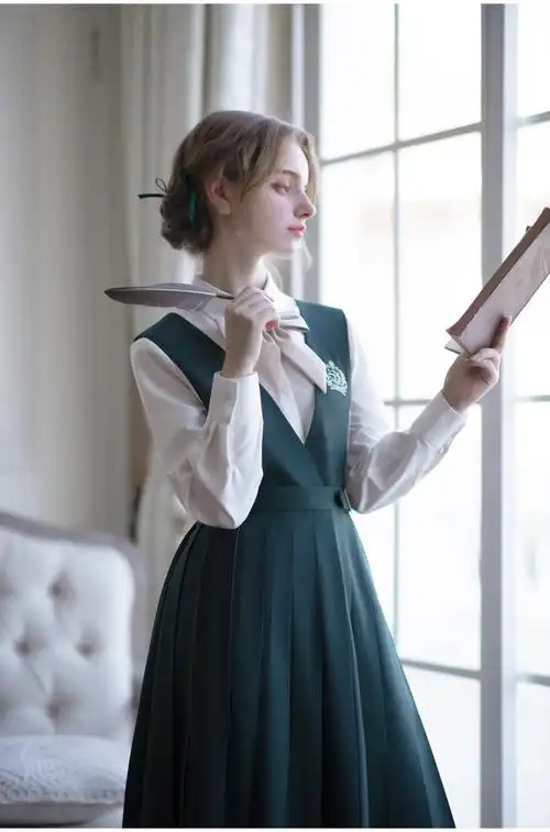 jk套装胡桃木jk【阿尔忒弥斯】jk制服西式护奶裙西装优雅大小姐 领结