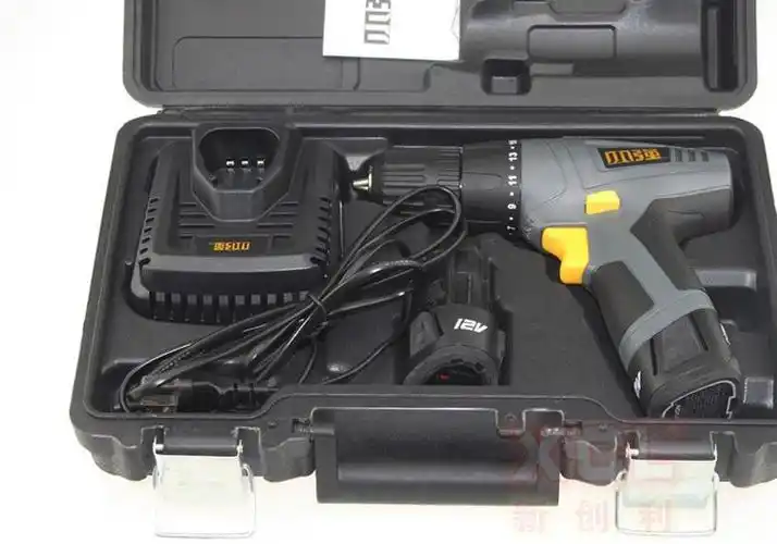 批发零售小强12v锂电钻 小强手电钻充电式手电钻充电手电钻 12v