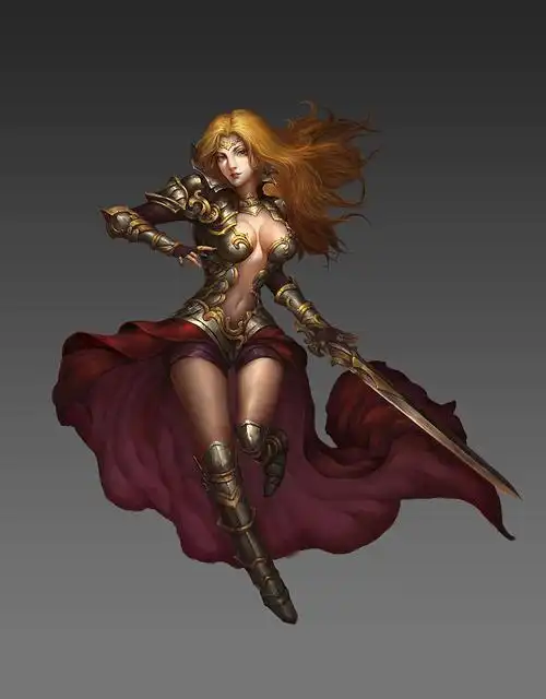 女剑豪(附过程图)