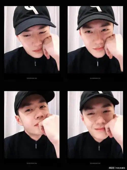 王一博昨晚在电视剧《追风者》热聊室直播,纯素颜无滤镜无打光下,状态