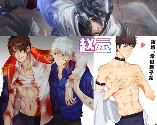 王者荣耀:8位男英雄的腹肌,李白有料,诸葛亮健硕,凯皇辣眼睛