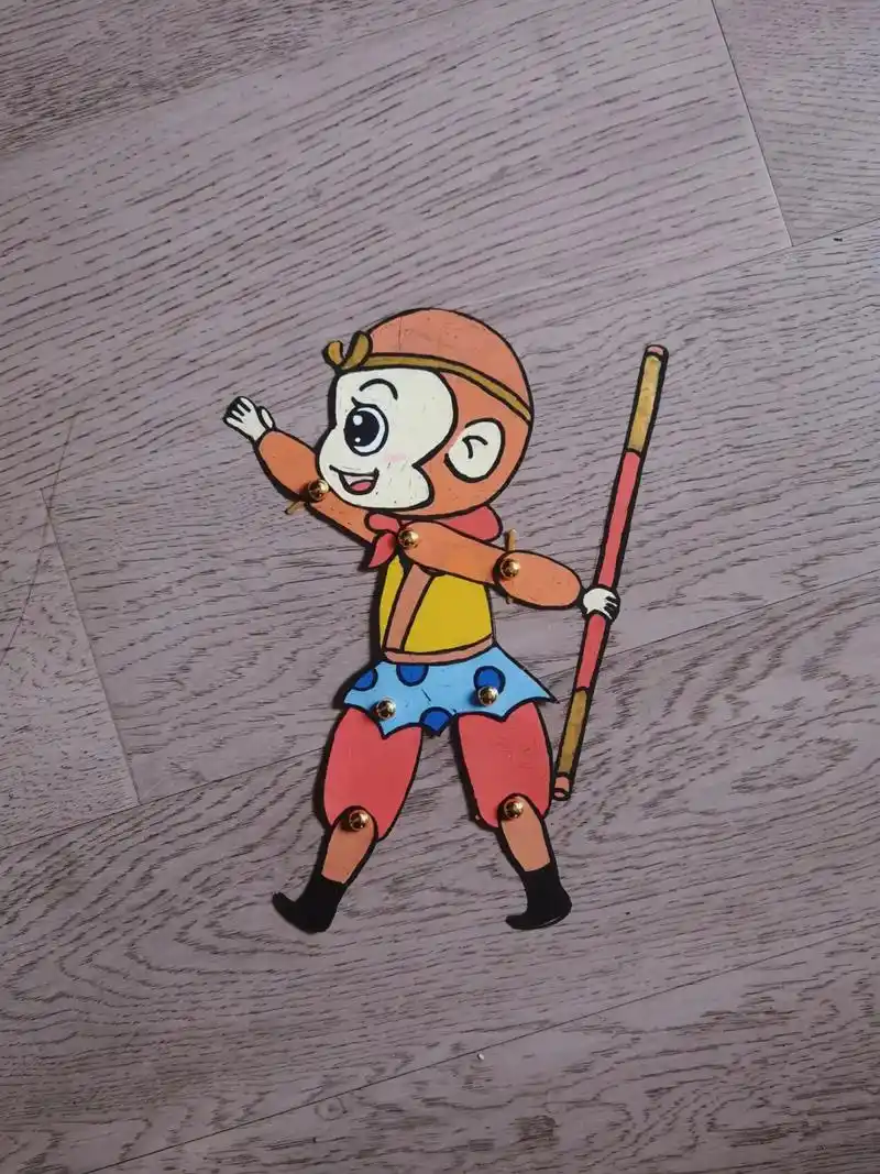 卡通人物 #皮影戏 #劳动课 - 抖音