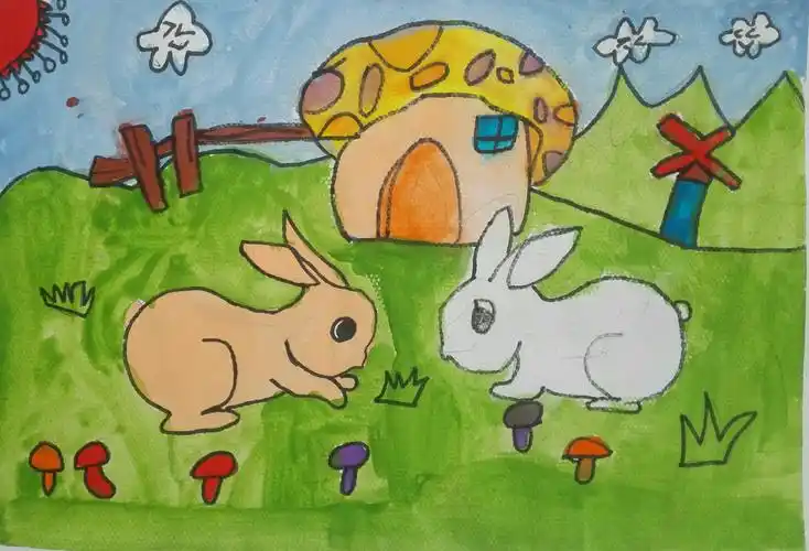 优艺画室二年级学员李晨泽部分作品展示