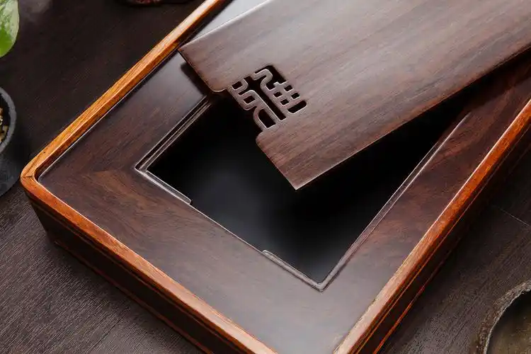 黑檀木茶盘产品图