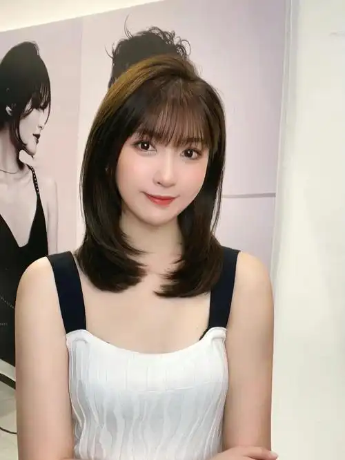 空气锁骨发太好看了温柔气质还修饰脸型73