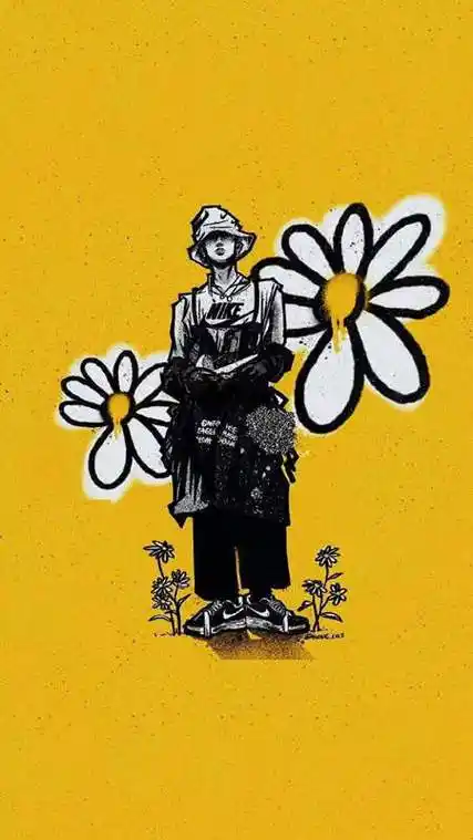 小雏菊高清手机壁纸_权志龙小雏菊高清无水印壁纸-优基地