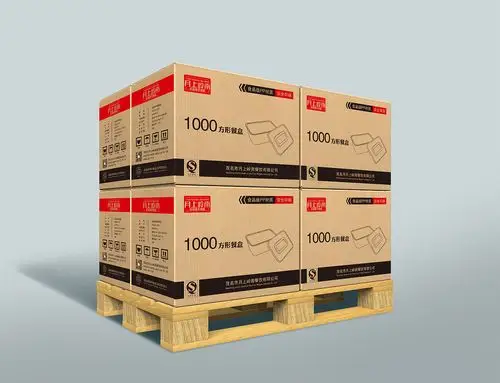 餐盒纸箱设计/绘制线稿