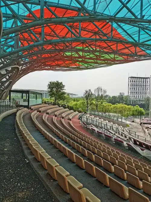 世园公园里的露天剧场摄于北京世园公园